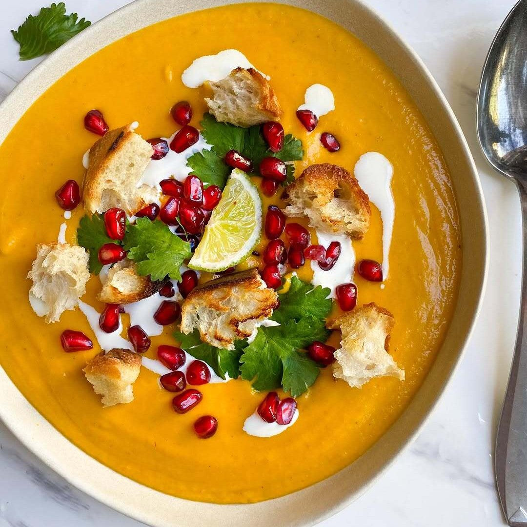 Cremige Kürbissuppe