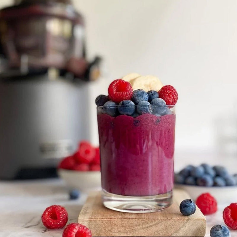 Frambozen-bosbessen smoothie