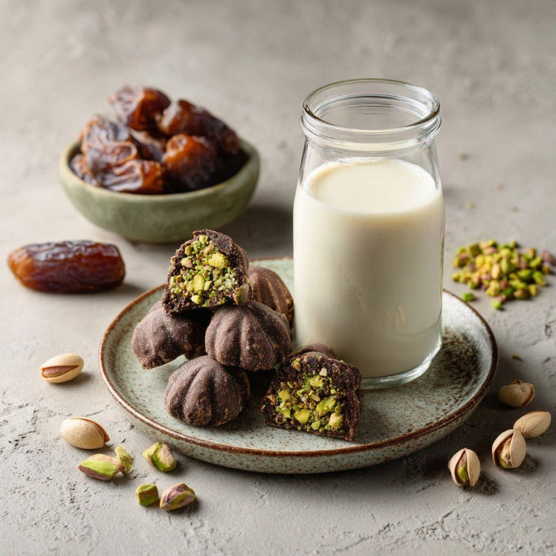 Recept voor pistachemelk en -pulp
