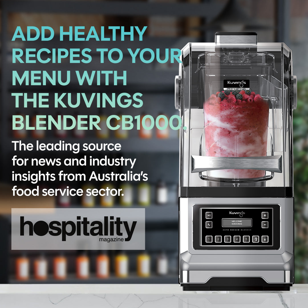 [Hospitality Magazin] Add Healthy Recipes to Your Menu with a Kuvings Blender