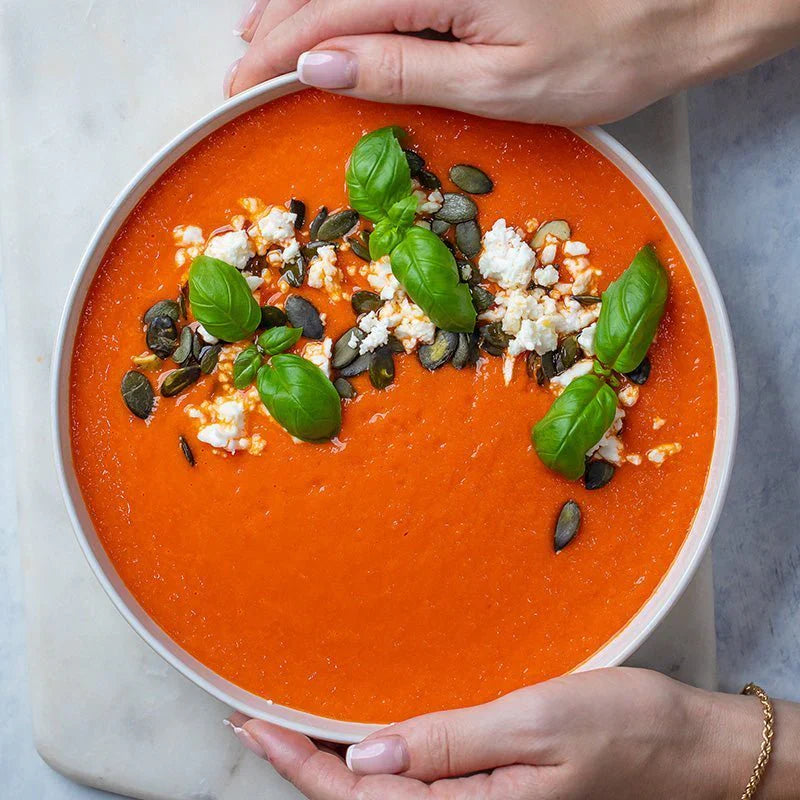 Geroosterde paprikasoep