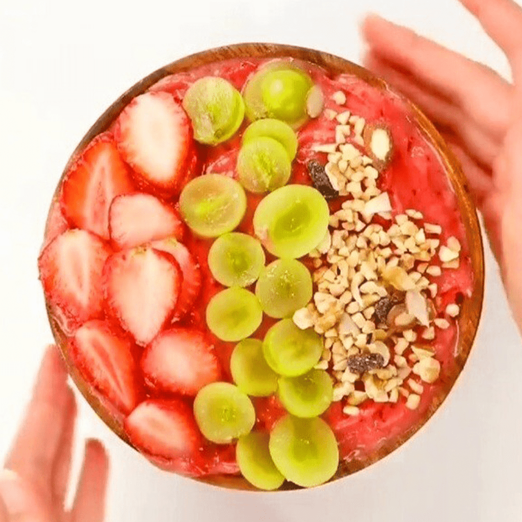 Aardbeiensorbet