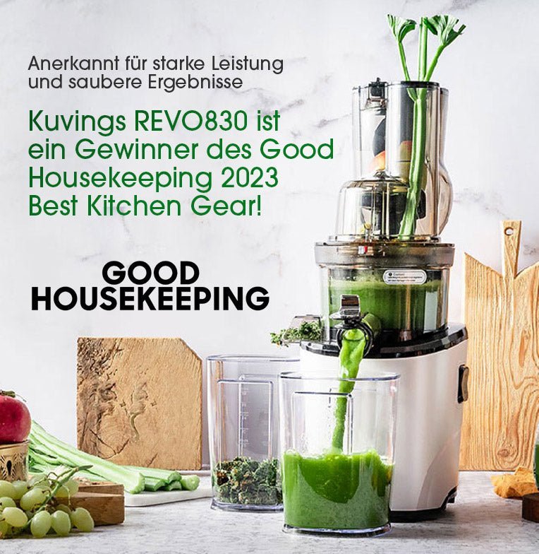 [ GOOD HOUSEKEEPING ] Anerkannt für starke Leistung und saubere Ergebnisse - Kuvings Deutschland