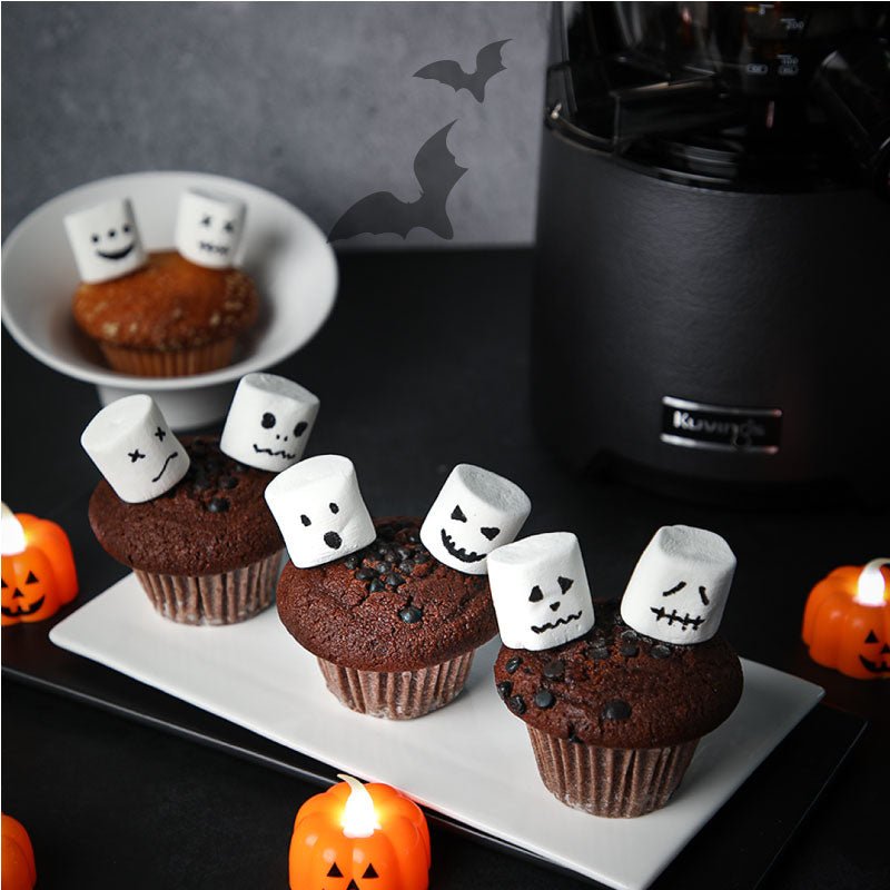 Halloween chocolade muffins