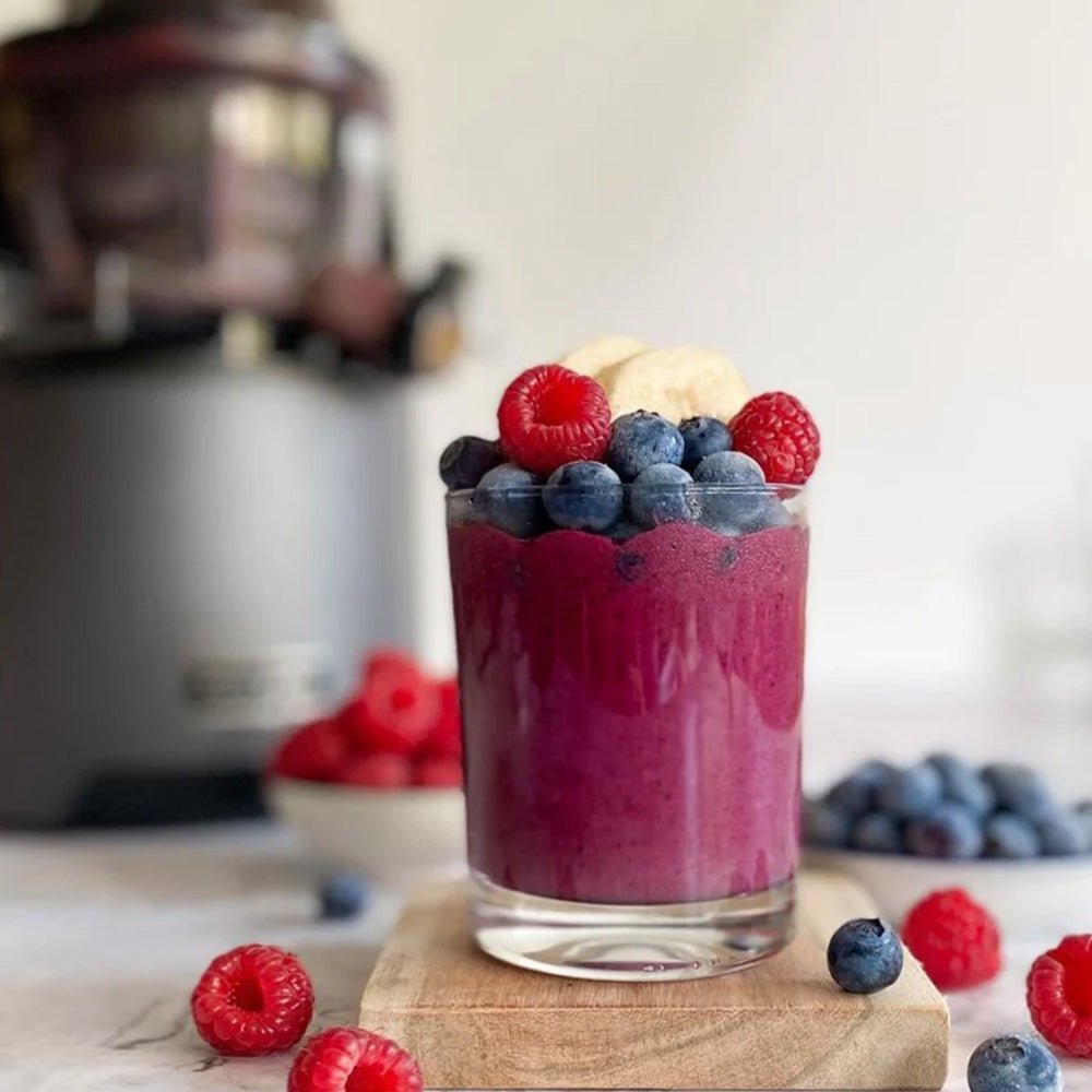 Frambozen-bosbessen smoothie
