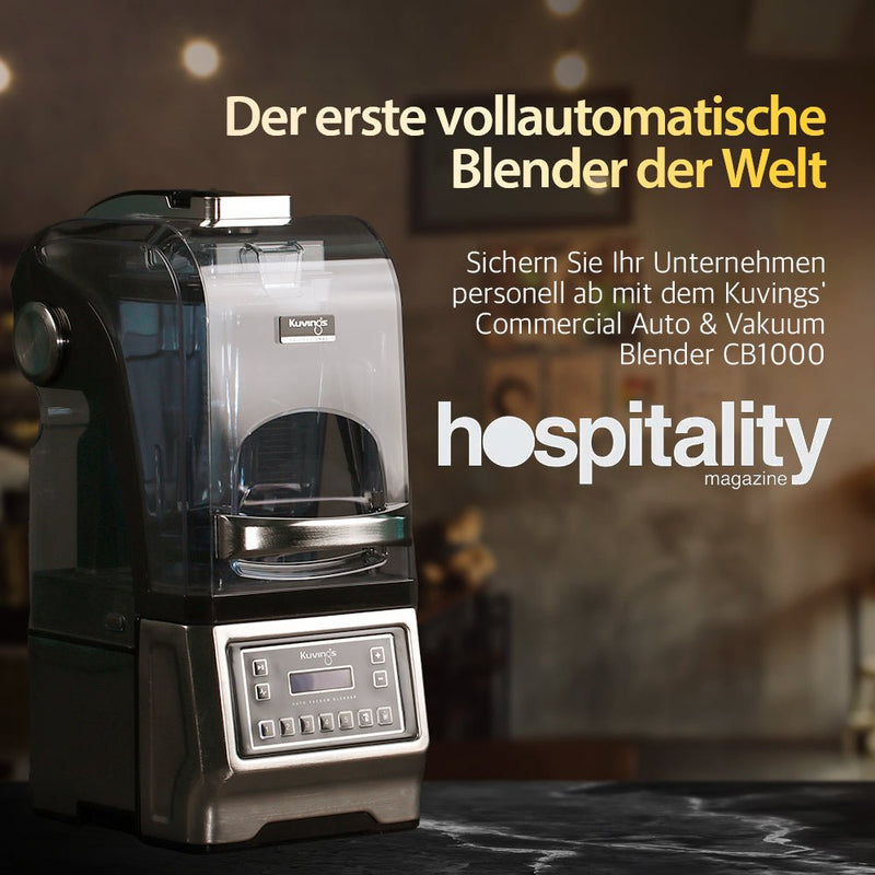 [ Hospitality Magazine ] 's Werelds eerste volautomatische blender