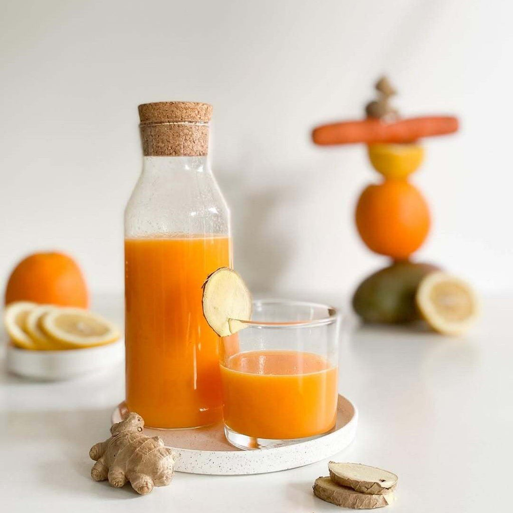 Gembershot met mango en wortel 