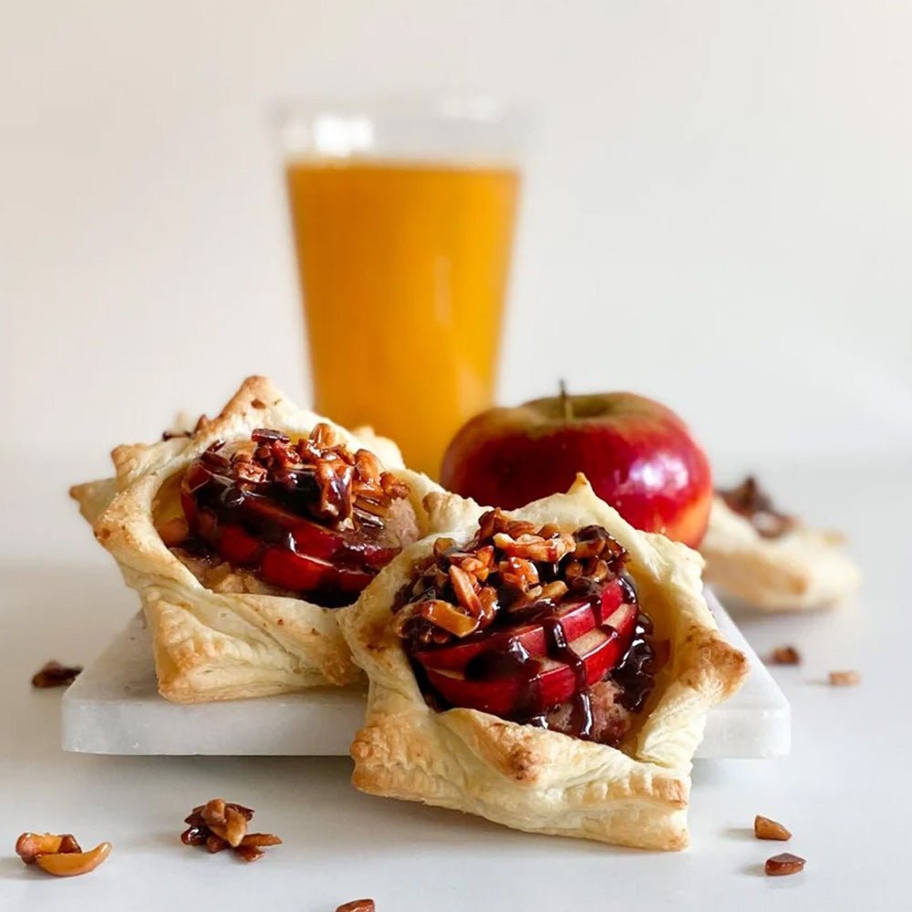 Knapperige appeltaartjes gemaakt van gezonde ingrediënten