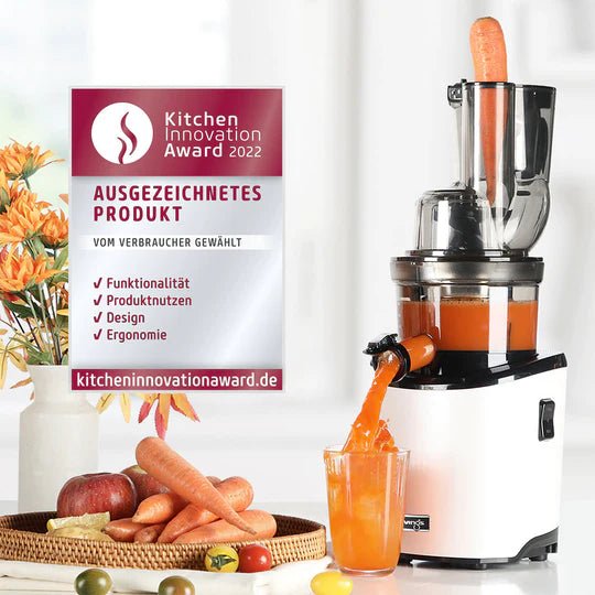 Kuvings WHOLE SLOW JUICER REVO830 gewinnt den deutschen Kitchen Innovation Award 2022 - Kuvings Deutschland