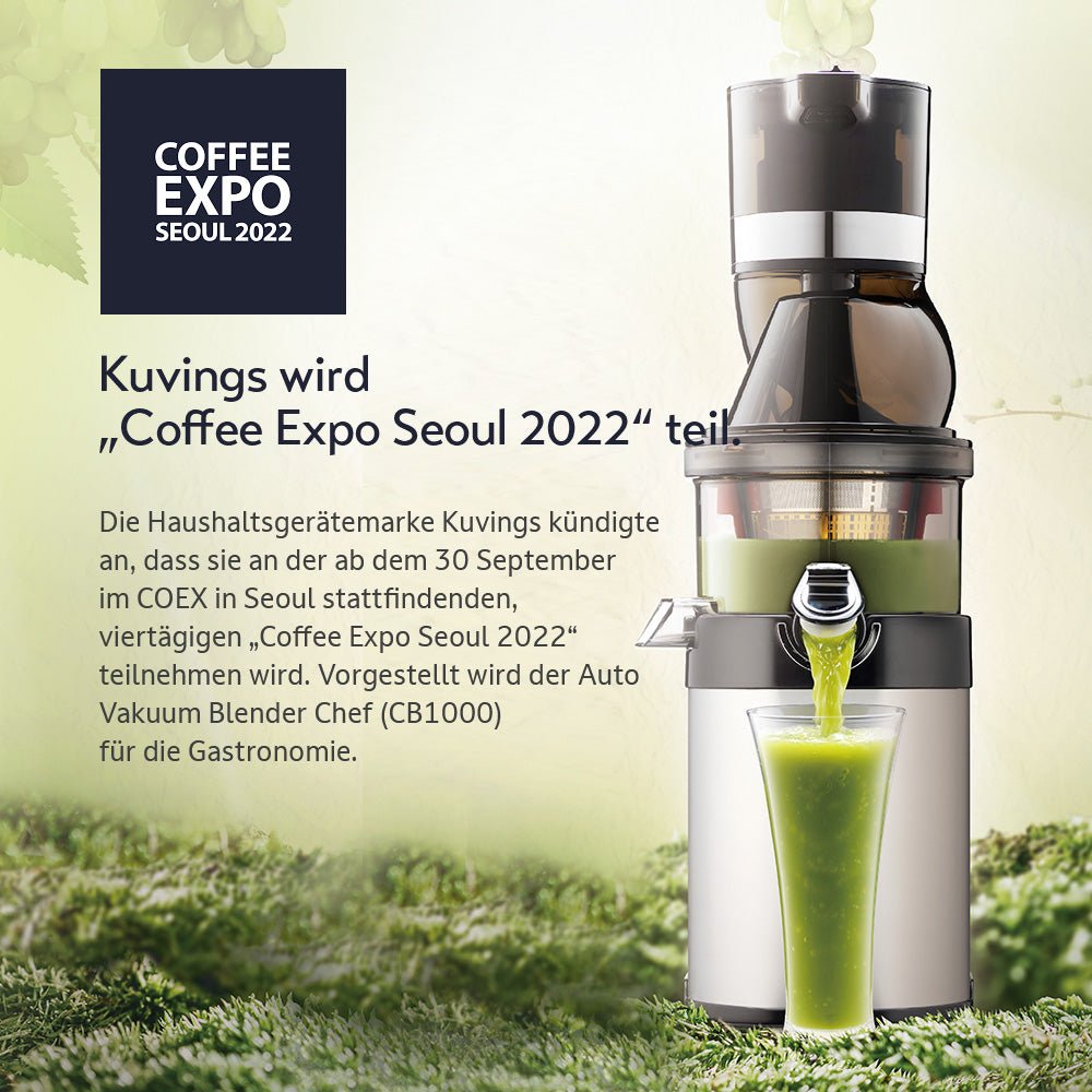 Kuvings wird Coffee Expo Seoul 2022 teil. - Kuvings Deutschland