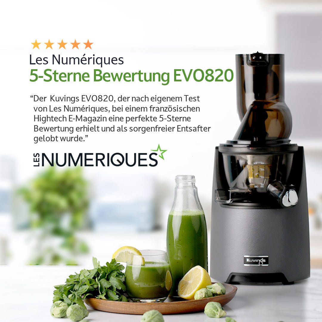 [ Les Numériques ] 5-Sterne Bewertung EVO820 - Kuvings Deutschland