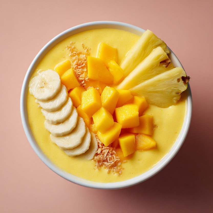 Mango-Ananas Smoothie Bowl 