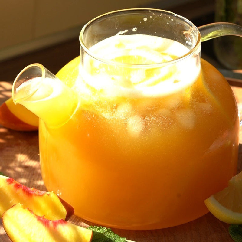 Peach iced tea