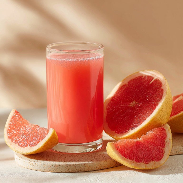 Roze kracht in een glas 