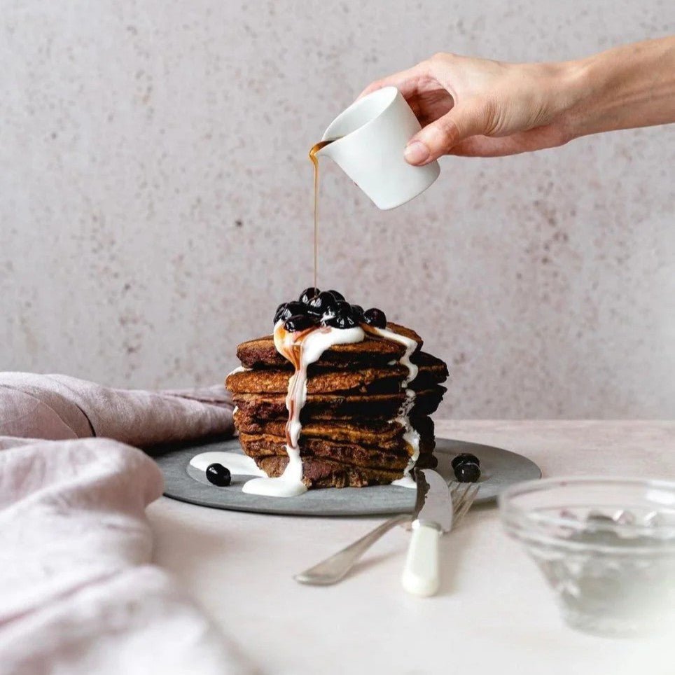 Bieten- en appelpannenkoeken (glutenvrij)