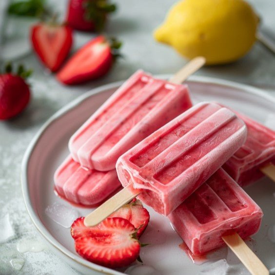 Aardbeienijsjes 