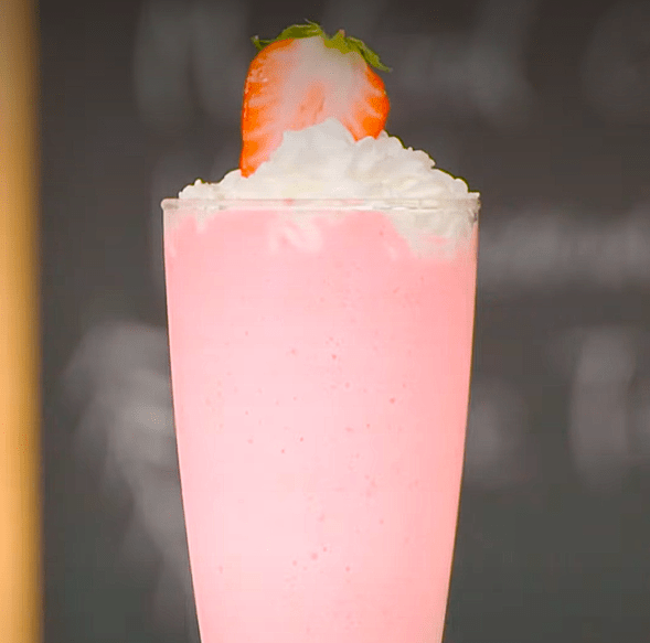 Aardbeienmelk Frappuccino 