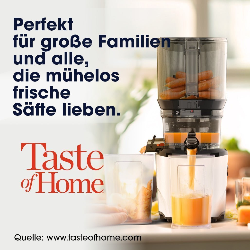 [ Taste of Home ]  Der beste Slow Juicer - Kuvings Hands-Free Slow Juicer  AUTO10S - Kuvings Deutschland
