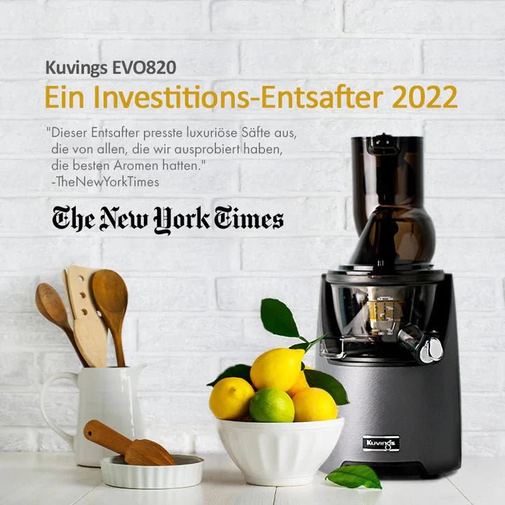 [ THE NEW YORK TIMES - Top Juicer ] Ein Investitions-Entsafter 2022 - Kuvings Deutschland
