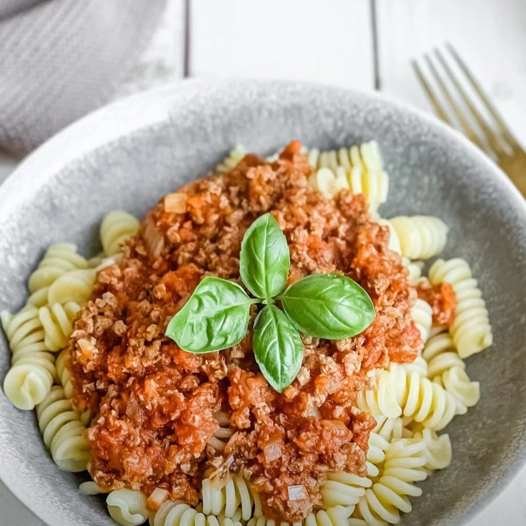 Veganistische wortelbolognese 