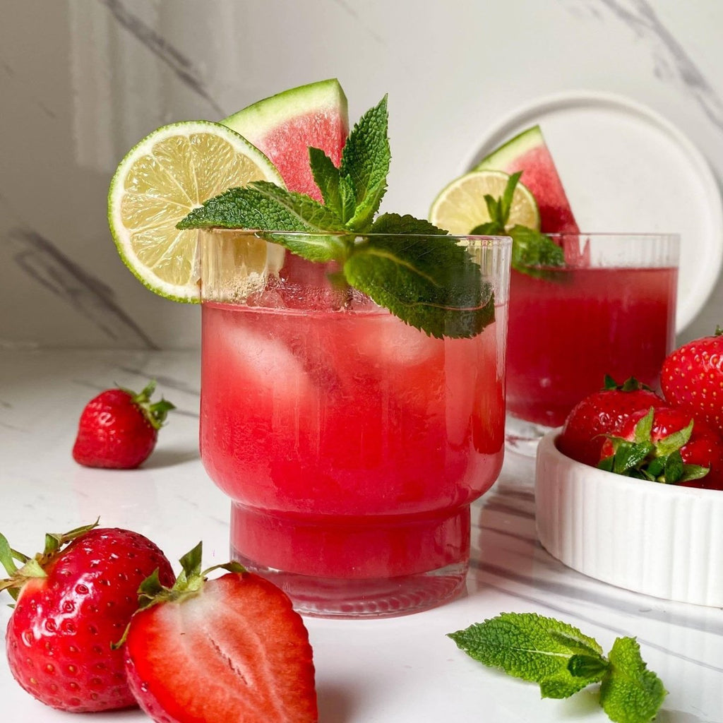 Watermelon-Strawberry Juice 