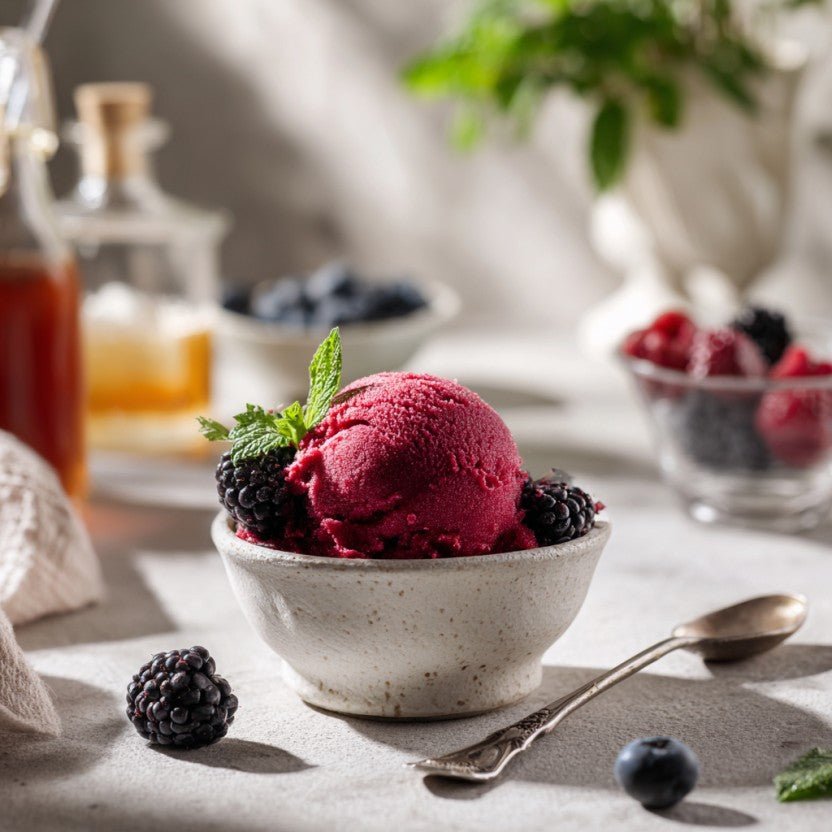 Weekendvibes met bessensorbet 