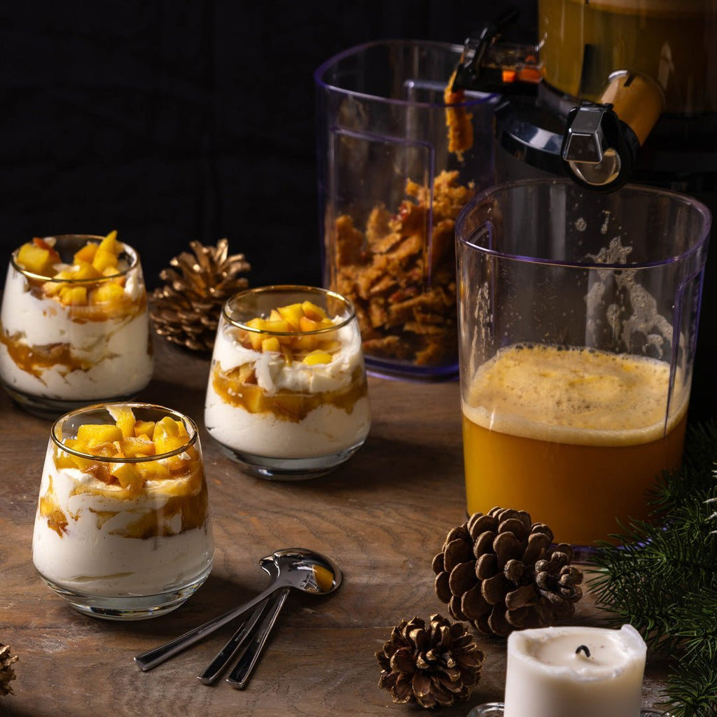Winterse gebakken appelcrème