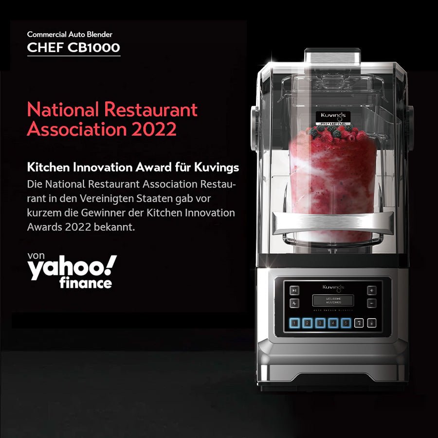 [ Yahoo!finance ] National Restaurant Association -Kitchen Innovation Award 2022 für Kuvings - Kuvings Deutschland
