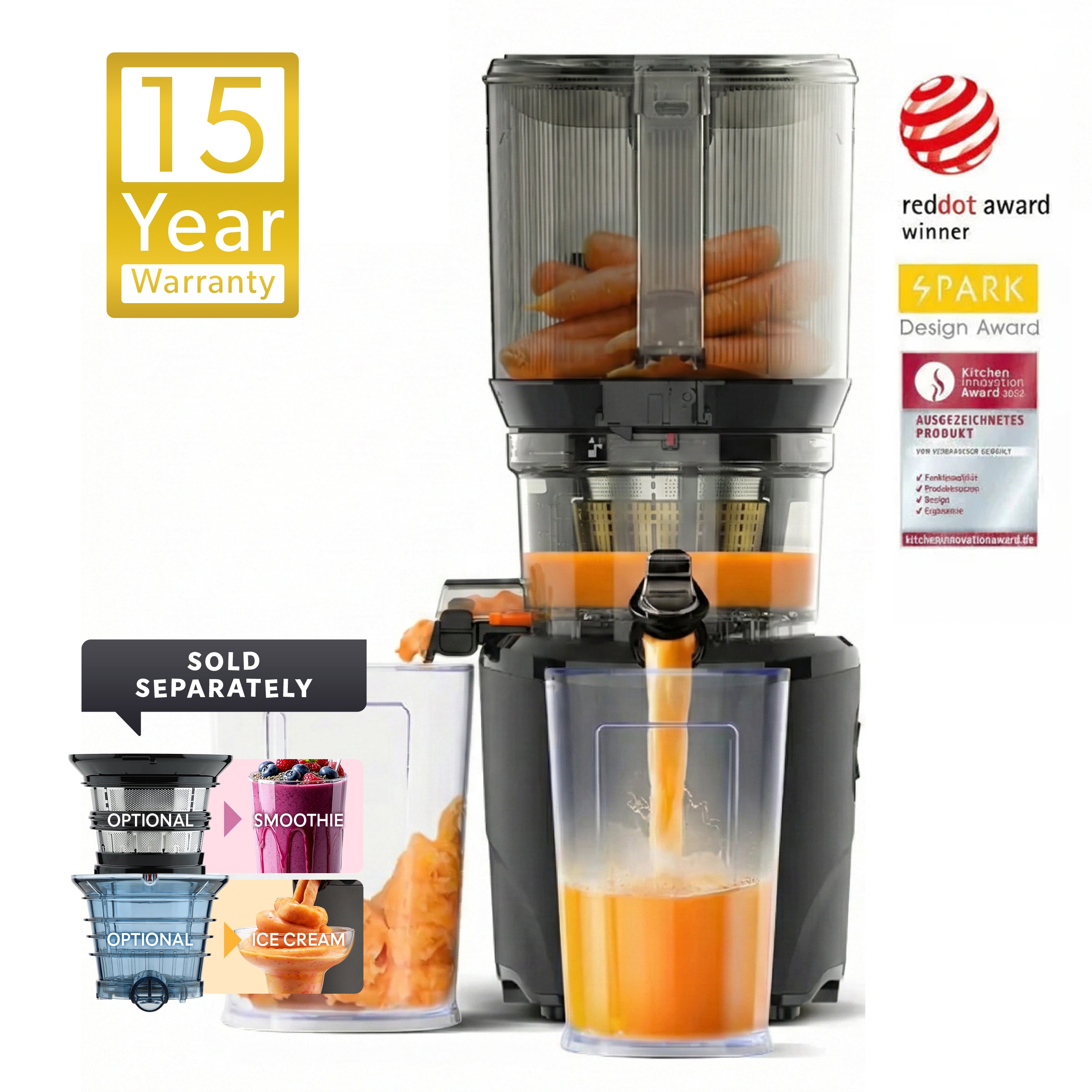 AUTO10S HANDSFREE SLOW JUICER – Kuvings Europe