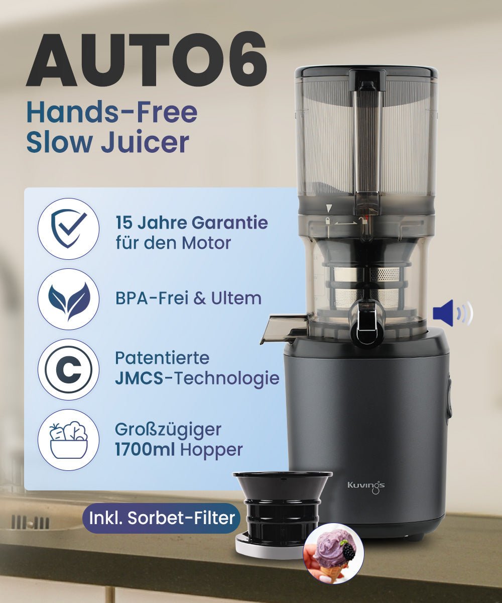 AUTO6 HANDS - FREE SLOW JUICER - Kuvings Deutschland